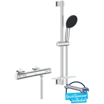 Grohe Precision Feel - Dušas komplekts ar termosta