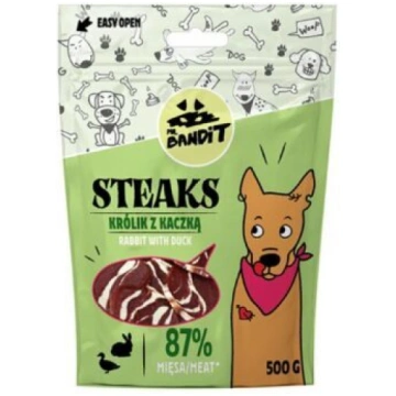MR.BANDIT STEAKS RABBIT/DUCK /TRUSIS AR PĪLI 500G