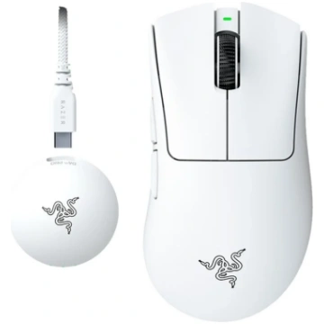 Razer DeathAdder V4 Pro Gaming mouse, White Razer 