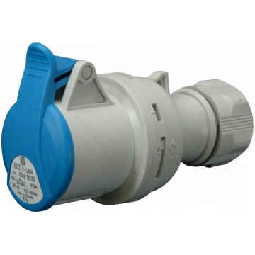 Pārnēsājamā kontaktligzda 2P+E 32A IP54 ISN 3232 (
