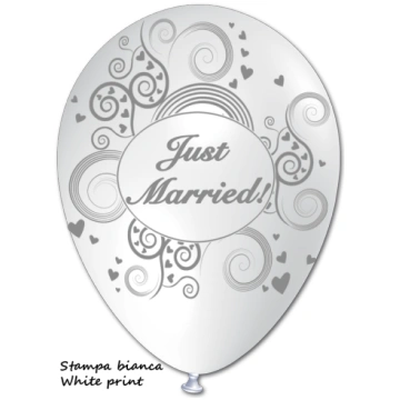 BALLOON "JUST MARRIED" 12"