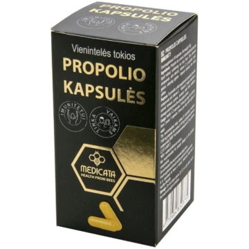 Propoliss kapsulās, 40 kapsulas