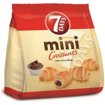 7DAYS kruasāni MINI ar kakao pildījumu 185g