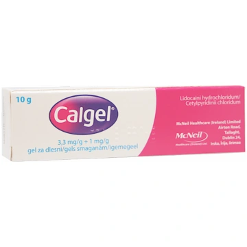 Calgel 3,3 mg/g + 1 mg/g gels smaganām N1