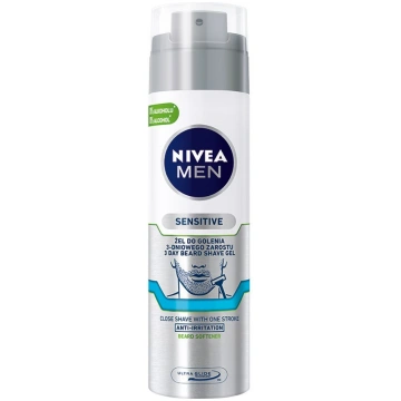 Skūšanās gēls Nivea Sensitive 3 Day Beard Shave, 2