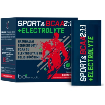 BIOFARMACIJA Sport&BCAA 2:1:1+ Electrolyte pulveri