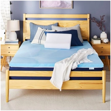 Sleep Innovations 2" SureTemp Memory Foam Topper 1