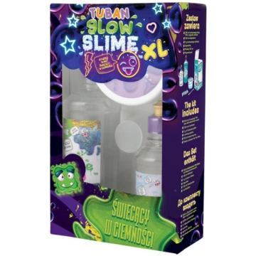 SLIME komplekts DIY spīdošs tumsā XL Tuban