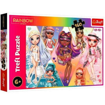 TREFL Puzzle 160 elements Happy friends Rainbow hi
