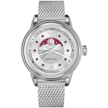 AVIATOR Douglas Moonflight Gemstone Edition Silver