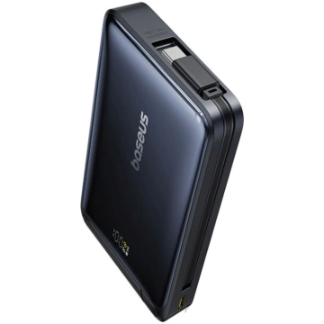 Magnētiskā powerbanka 10000mAh ar iebūvētu USB-C k