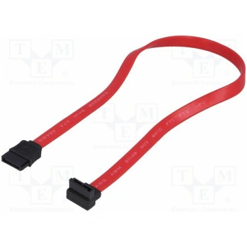 Cable: SATA; SATA L-Type angled plug,SATA L-Type p