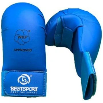 Best Sport Karate cimdi Sparring Gloves WKF zili