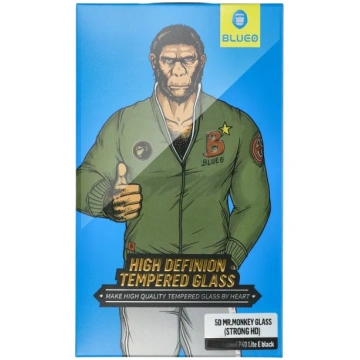 5D Mr. Monkey Glass - Apple iPhone 14 black (Stron
