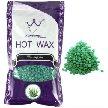 Depilācijas vaska granulas ar aloe vera aromātu, 5