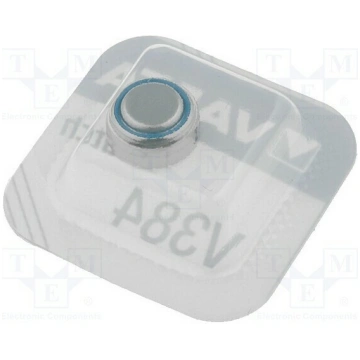 Battery: silver; coin,SR41; 1.55V; 40mAh; non-rech