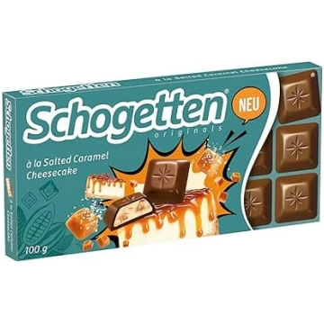 „Schogetten“ sālītais karameles siera kūka, 100 g 