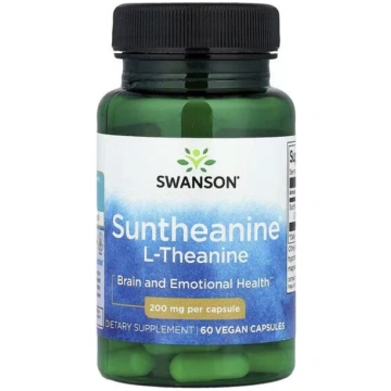 Swanson Suntheanine L-Theanine, 200 mg - 60 kapsul
