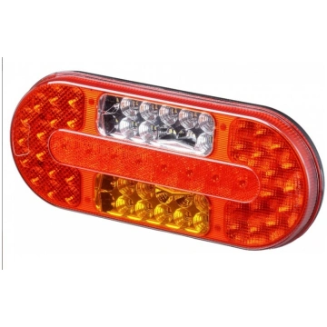 LED aizmugurējais lukturis 12-24 V ovāls , kreisai