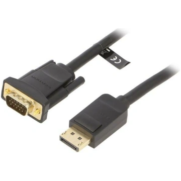 Cable; D-Sub 15pin HD plug,DisplayPort plug; 1.5m;