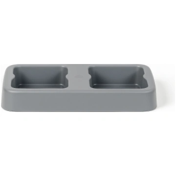 Atkritumu tvertnes paliknis 2x20L, 49x27x7,5cm, pe