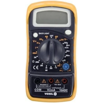 Vorel 81773 digitālais multimetrs ar Lcd displeju