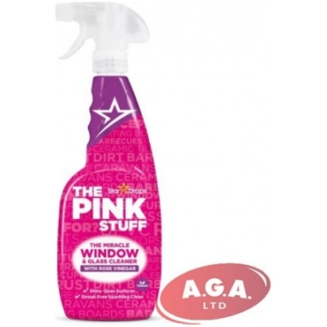 THE PINK STUFF logiem un stikliem 750ml