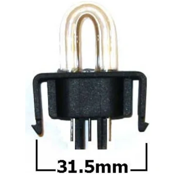 Strobo spuldze Xenon 12–80V, melns korpuss (563. s