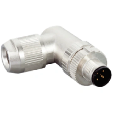 Konektors STE-1204-W, 4 PIN, paps leņķiskais, 1A, 