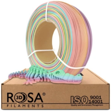 3D plastic PLA pastel 1.75mm 1kg refill pack Rosa3