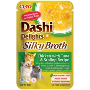 INABA CAT Dashi Delights Silky Broth Chicken with