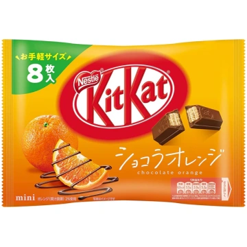 kitkat mini Chocolat Orange 8pcs Nestle