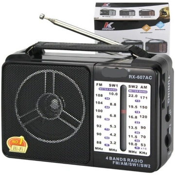 Portatīvais retro FM radio Nav norādīts