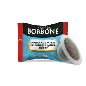 100 Capsule Bialetti Caffè Borbone Miscela Rossa a