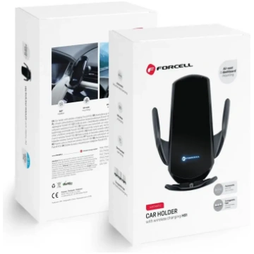 Forcell Wireless car phone holder, automatic F-Gri