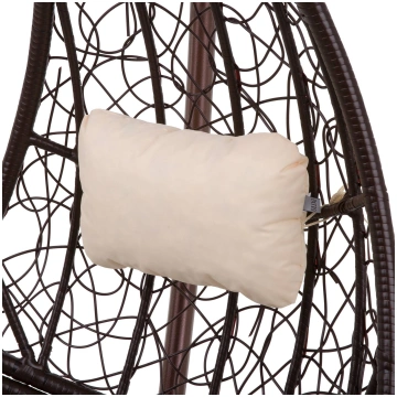 Headrest cushion for hanging chair Cream Hydrophob