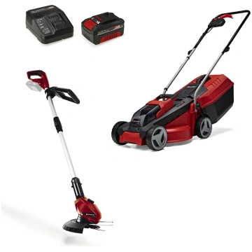 Einhell Cordless Lawn Mower Set GE-CM 18/30 + Gras