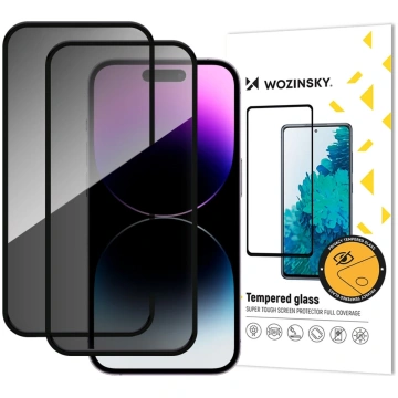 Wozinsky iPhone 17 Air privātuma aizsargstikls (2 
