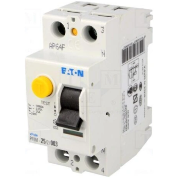 RCD breaker | Inom: 25A | Ires: 30mA | Max surge c