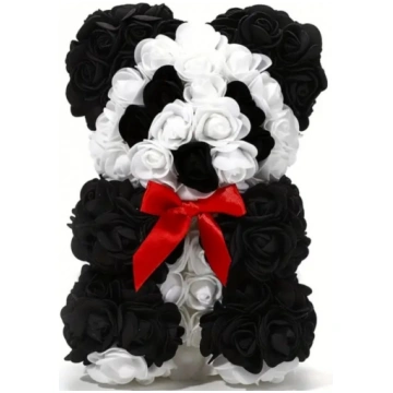 Rožu lācis Panda 25 cm Rosebear