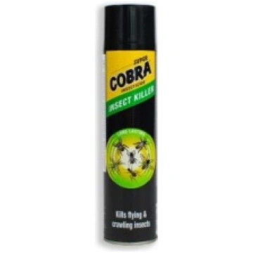 SuperCobra aerosols pret lidojošiem un rāpojošiem 