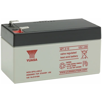 Akumulators YUASA NP1.2-12, 12V 1.2Ah