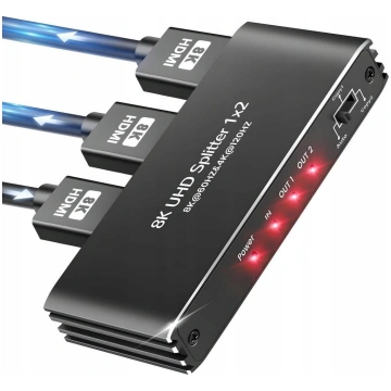 Pawonik SPLITTER HDMI 2.1 1x2 ROZDZIELACZ ULTRAHD 