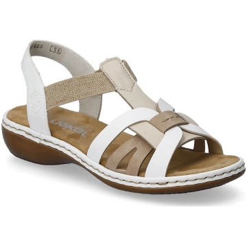 Rieker Sandals 65918-81 biale 39 ( 65918 81 )