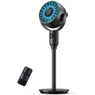 Klusais grīdas ventilators 80° + 90° svārstveida v