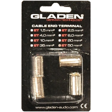 Gladen cable End-Terminal (50 mm2). Z-T-C50 Gladen