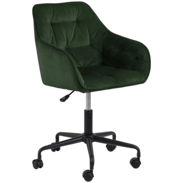 Darba krēsls Home4you Brooke AC90157, zaļa krās