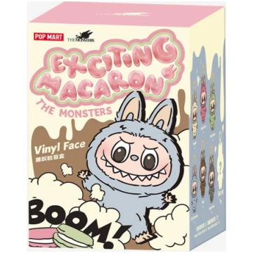 POP MART Macaron 1.0 Sērija Labubu Vinila Aklā Kas