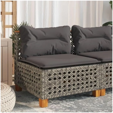 Homgoday Outdoor Sofas Garden Sofa Armless with Cu