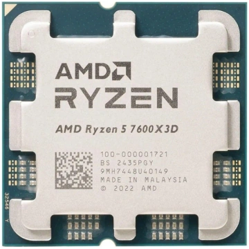 AMD Ryzen 5 7600X3D Gaming Processor Tray (100-000